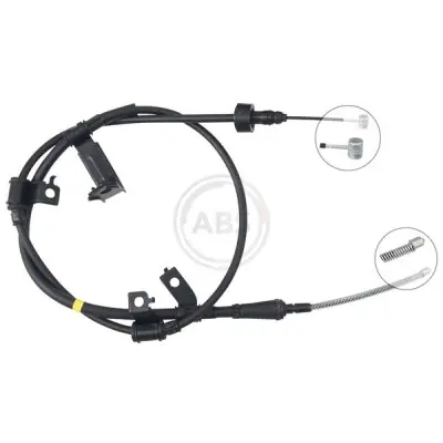 Cable de accionamiento, freno de estacionamiento A.B.S. K17510 Devolución Gratuita